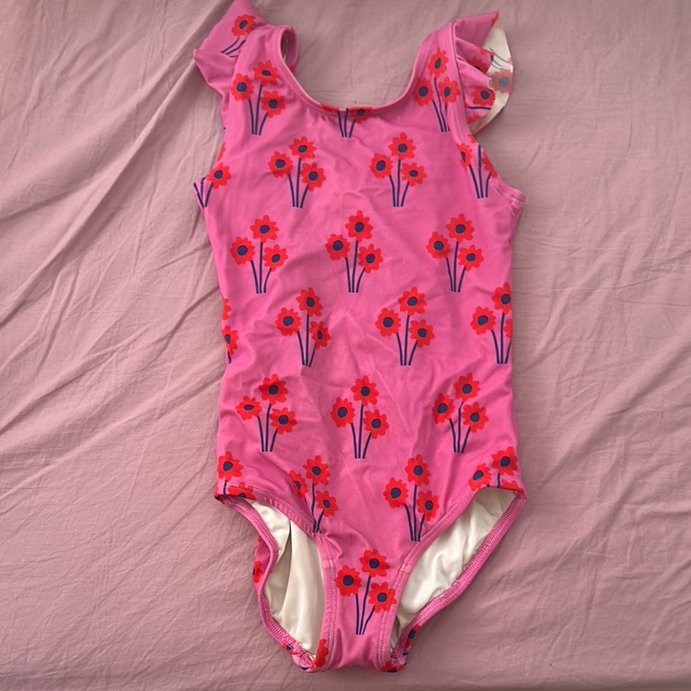 Pink Floral Swimsuit